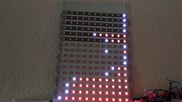 esp32 fft ws2812 max9814 . светомузыка.15 effects пишите в комментариях буду помогать. смотреть онлайн