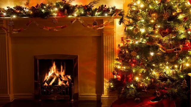 Новогодняя атмосфера | Рождественский камин | christmas fireplace |christmas ambience |дух рождеств смотреть онлайн
