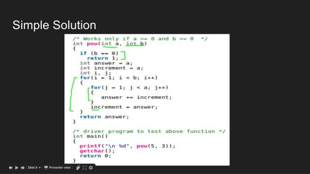 Power without using multiplication(*) and division(/) operators | GeeksforGeeks смотреть онлайн