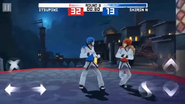 Taekwondo Game Global Tournament Itsupiki 38 - 28 Shirin N #taekwondogame
