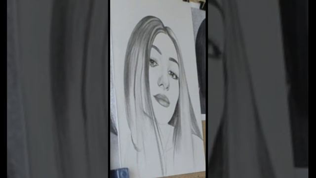 Портрет карандашом (процесс рисования) смотреть онлайн