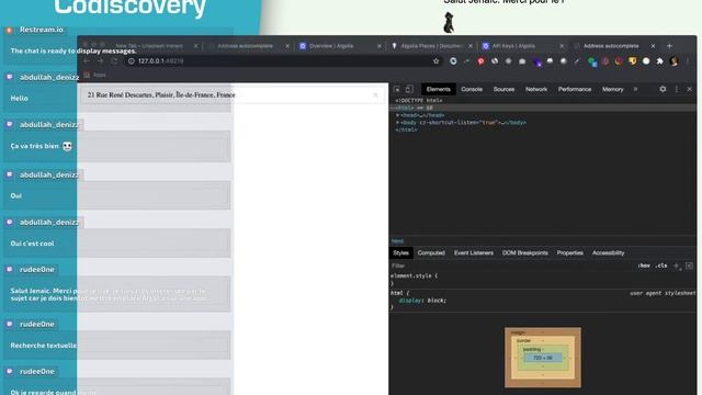 Coder un autocomplete de l'adresse postale avec Algolia Places - HTML/CSS/JS - Codiscovery Replay смотреть онлайн