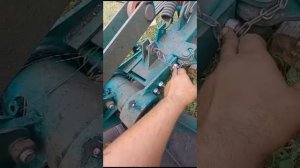 KPP-1.9 Роторная ремённая косилка День З-й Часть 1. Сломали косу