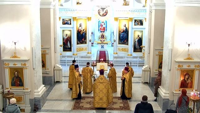 19.11.2022 18-00 Прямая трансляция в Храме Рождества Христова на Песках, Санкт-Петербург. смотреть онлайн