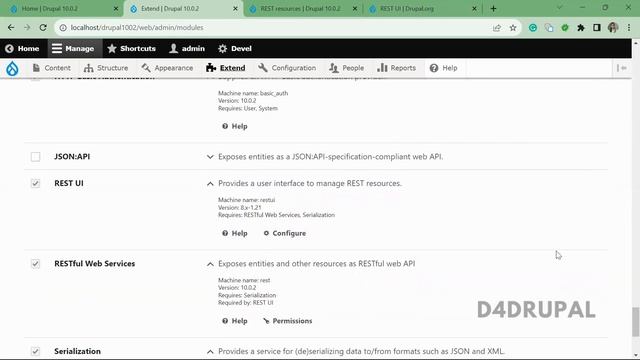 Setup Restful Web Service module with Basic Authentication in Drupal 10, Drupal 9 | D4Drupal смотреть онлайн