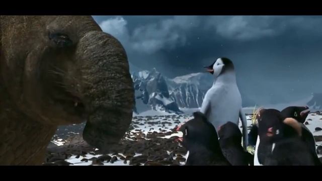 Happy Feet - elephant seals смотреть онлайн