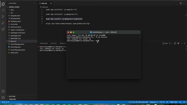 Mac M1 or Later 100% Solution | zsh: command not found: ng or ng: command not found смотреть онлайн