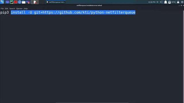 Netfilterqueue Program error while installing!!!!! смотреть онлайн