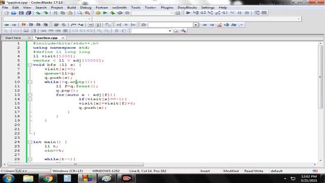 Breadth First Search: Shortest Reach(Hacker rank) смотреть онлайн