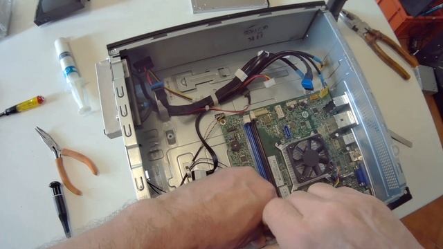 HP Slimline 260-a113nl Disassembly Replace Recovery HDD-SSD Upgrade