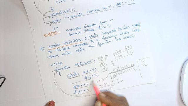 Static variable in PHP with program @btechcsetutorial7264 смотреть онлайн