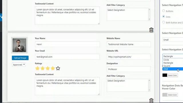 How to apply Testimonial carousel setting смотреть онлайн