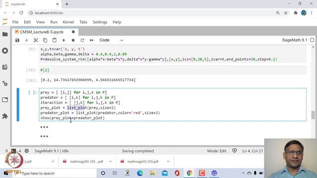 RK4 method for System of ODE and Applications смотреть онлайн