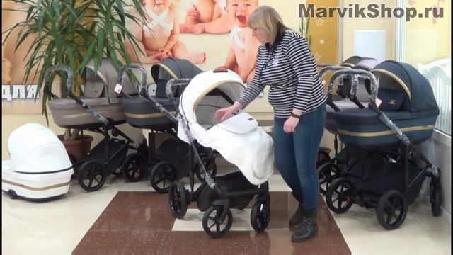 Детская коляска Adamex Rimini смотреть онлайн