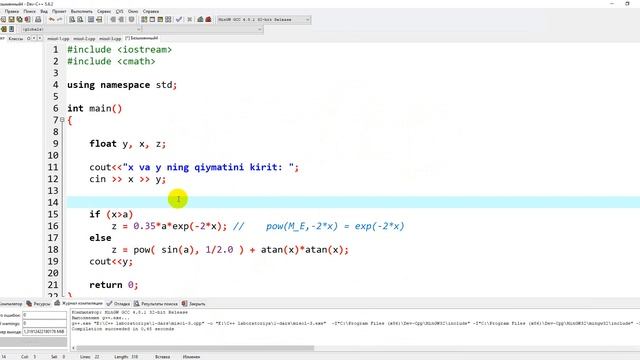 If-else shart operatori смотреть онлайн