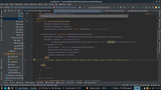 Ecommerce | OAuth2 with google and JWT token (v3) смотреть онлайн