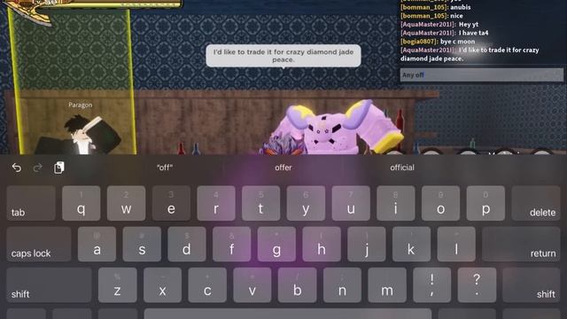 Roblox [YBA] Trade Offer. смотреть онлайн