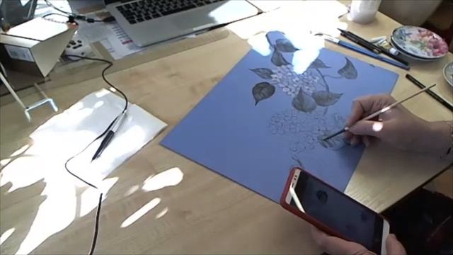 Рисование. Гортензия. Занятие от 11 мая 2021 года. смотреть онлайн