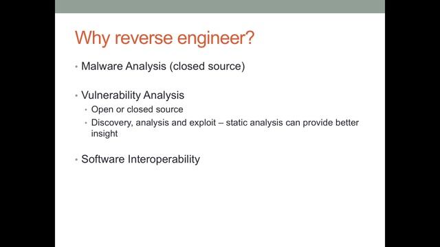 01 - Intro to RE смотреть онлайн