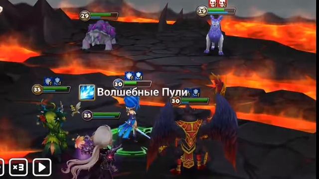 Summoners War прохождение сценария "Вулкан Файмон" смотреть онлайн
