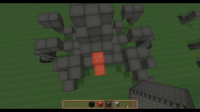 Как построить паука в майнкрафте !!