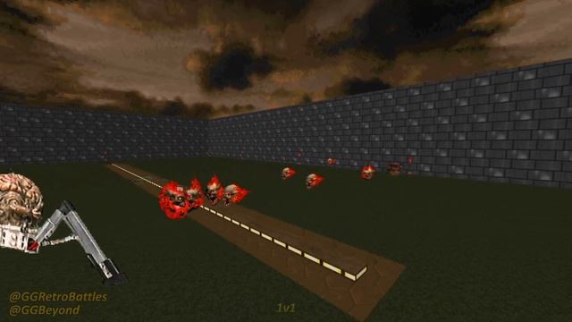 Spider Mastermind vs 5 Pain Elementals - Monster Infighting - Doom II Retro Battles смотреть онлайн