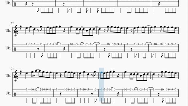 Ukulele Tab: How to play Everytime We Touch by Cascada смотреть онлайн