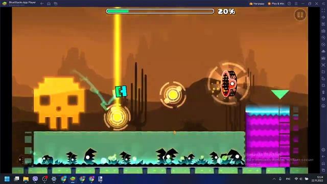 Прохождение уровня Press Start в игре Geometry Dash Subzero. смотреть онлайн