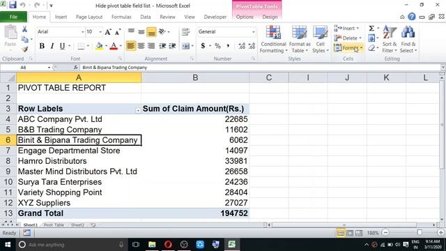 How to hide pivot table field list in Excel смотреть онлайн