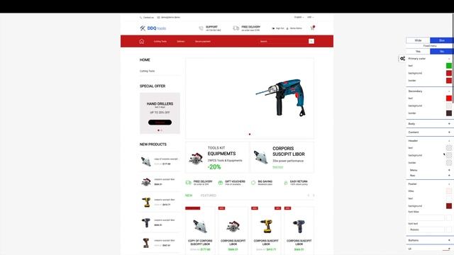 PrestaShop Responsive Tools Theme 1.7 смотреть онлайн