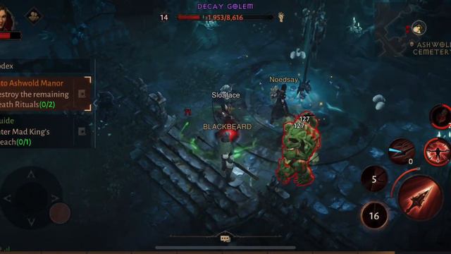 Diablo Immortal Demon Hunter Playthrough Part 2 - Ashwold Cemetery (iOS) смотреть онлайн