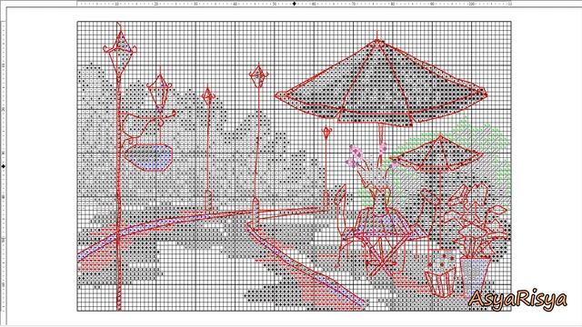 Вышивка крестом: СП-авантюра "Придорожное кафе". 1 этап смотреть онлайн