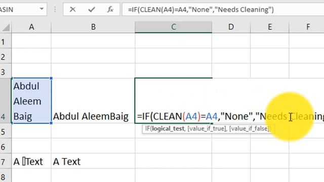 How to use Clean and Trim Functions in Excel in Urdu | Excel Functions смотреть онлайн
