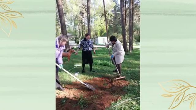 Посадка кедров около храма. "Сад памяти". 19.05.2023 смотреть онлайн