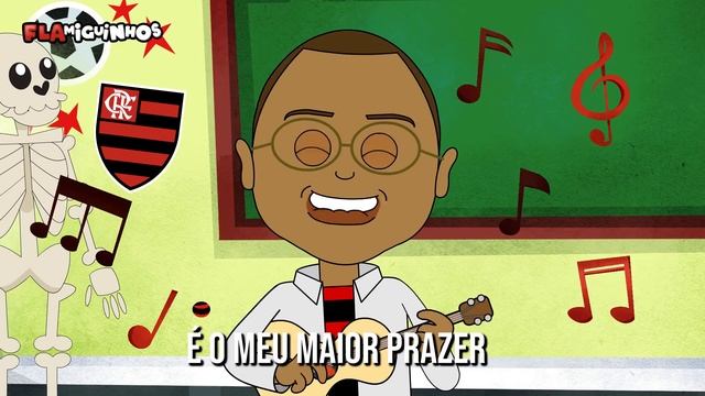 Flamiguinhos e Dudu Nobre - Hino do Flamengo (Desenho animado infantil) смотреть онлайн