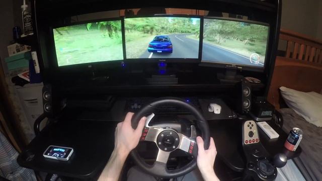 Forza Horizon 3 (PC) Plus Logitech G27 Gameplay -Triple Monitors! смотреть онлайн