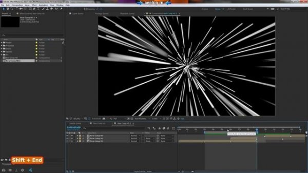 Делаем зацикленное видео (loop) с частицами в After Effects / Как зациклить анимацию - AEplug 158