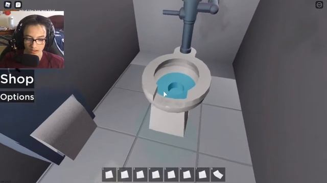 Roblox public bathroom simulator is weird… смотреть онлайн