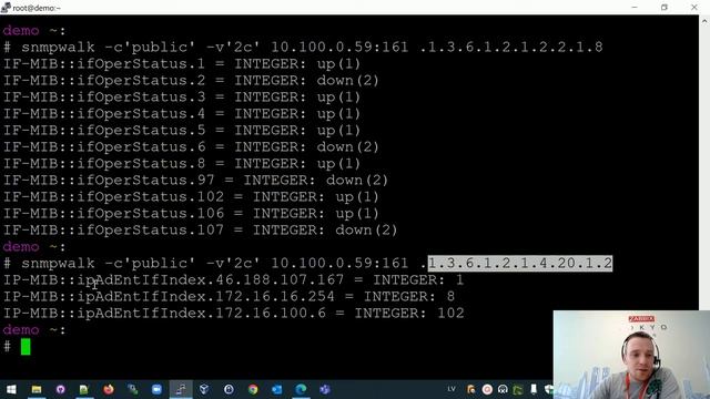 SNMP OID mapping, IP to Interface смотреть онлайн