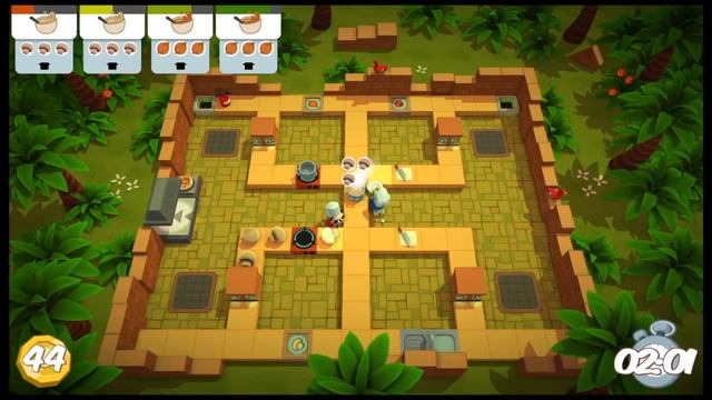 【Overcooked The Lost Morsel】Level 1-5 смотреть онлайн