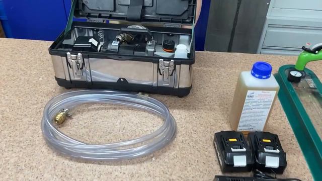 Автономная аккумуляторная установка герметичности 