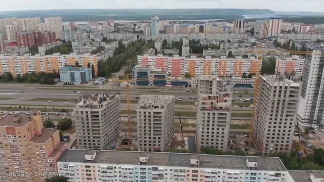 Строительство ЖК Времена года / Кировский район / город Самара / Russia смотреть онлайн