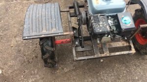 Трицикл своими руками. Рама с вилкой и колесом от скутера. Часть 04.