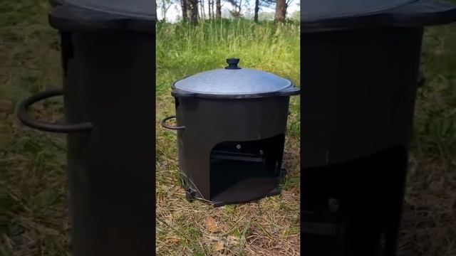 Печь для Узбекского казана с Трубой и без Трубы. Какую Выбрать? смотреть онлайн