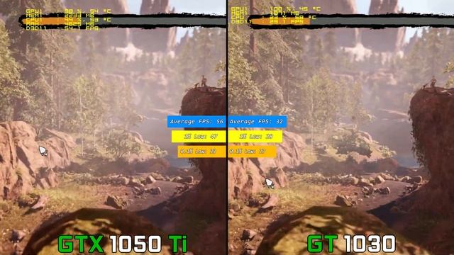 Far Cry Primal vs Nvidia GT 1030 vs GTX 1050 Ti (Core i7-4790K) смотреть онлайн