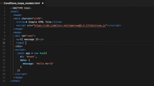 VueJs Basics: v-models смотреть онлайн