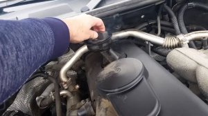 2.5 r5 туарег (Touareg) -дым из картера