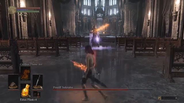 Dark Souls 3 - Pontiff Sulyvahn Fight [Soul Level 1] смотреть онлайн