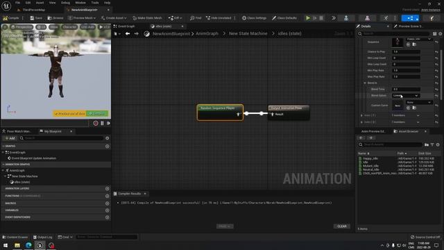 Unreal Engine 5 - Random Idle Animations смотреть онлайн