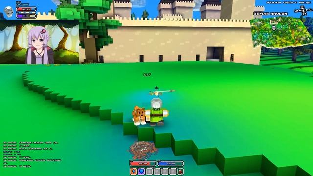 Cube World Alpha *Прохождение за мага*№1-Легендарный замок и приручил питомца. смотреть онлайн